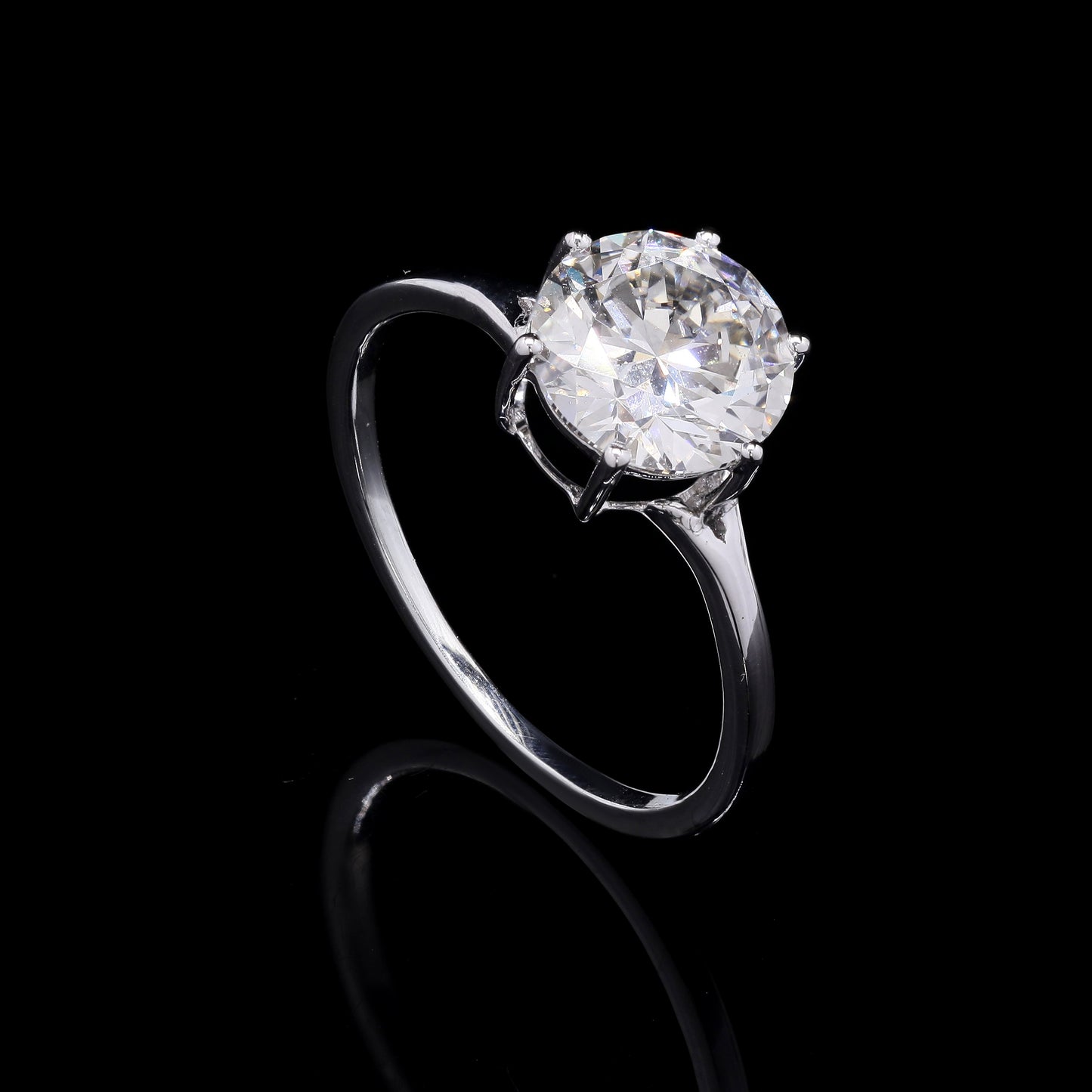 2.05 Carats Lab Grown Diamond 14K Gold Ring