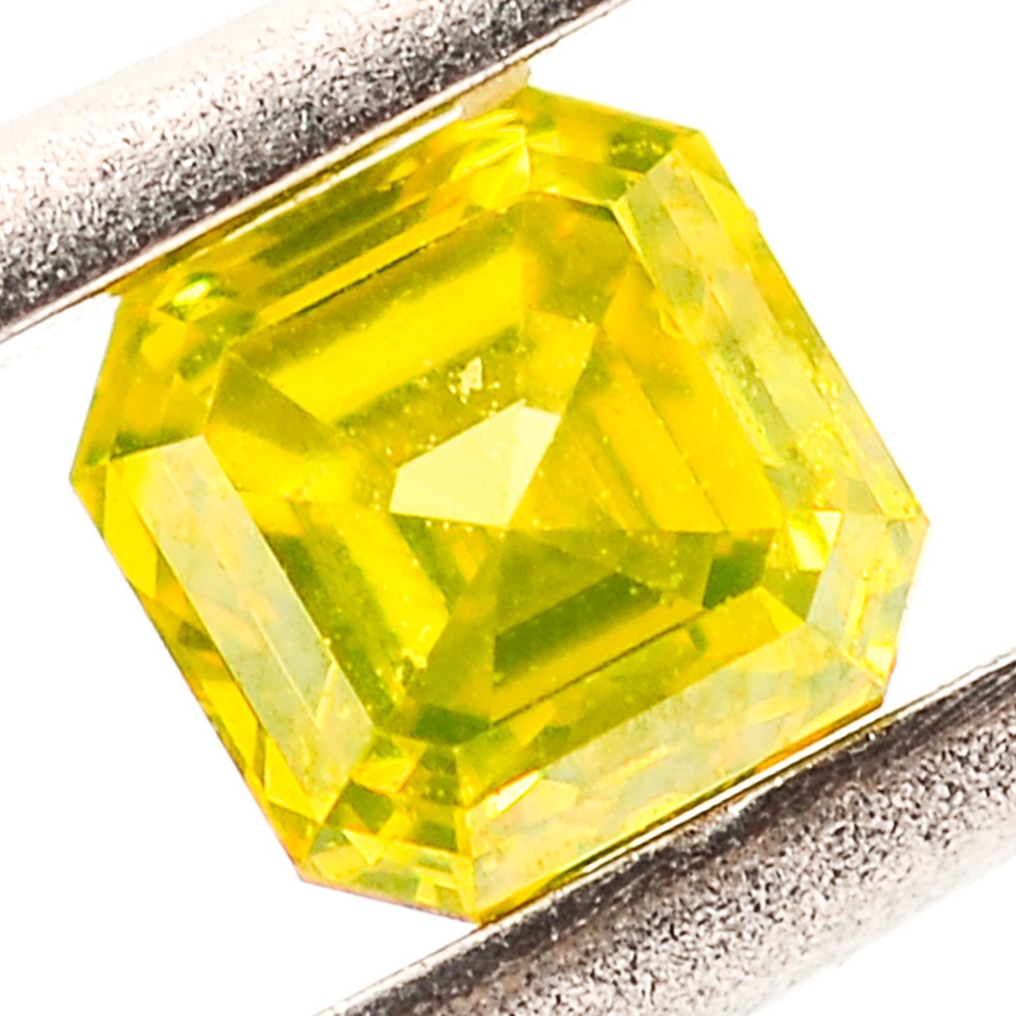 0.44 Yellow Diamond Octagon Loose Diamond