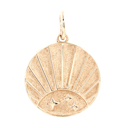 10K Gold Plain Pendant