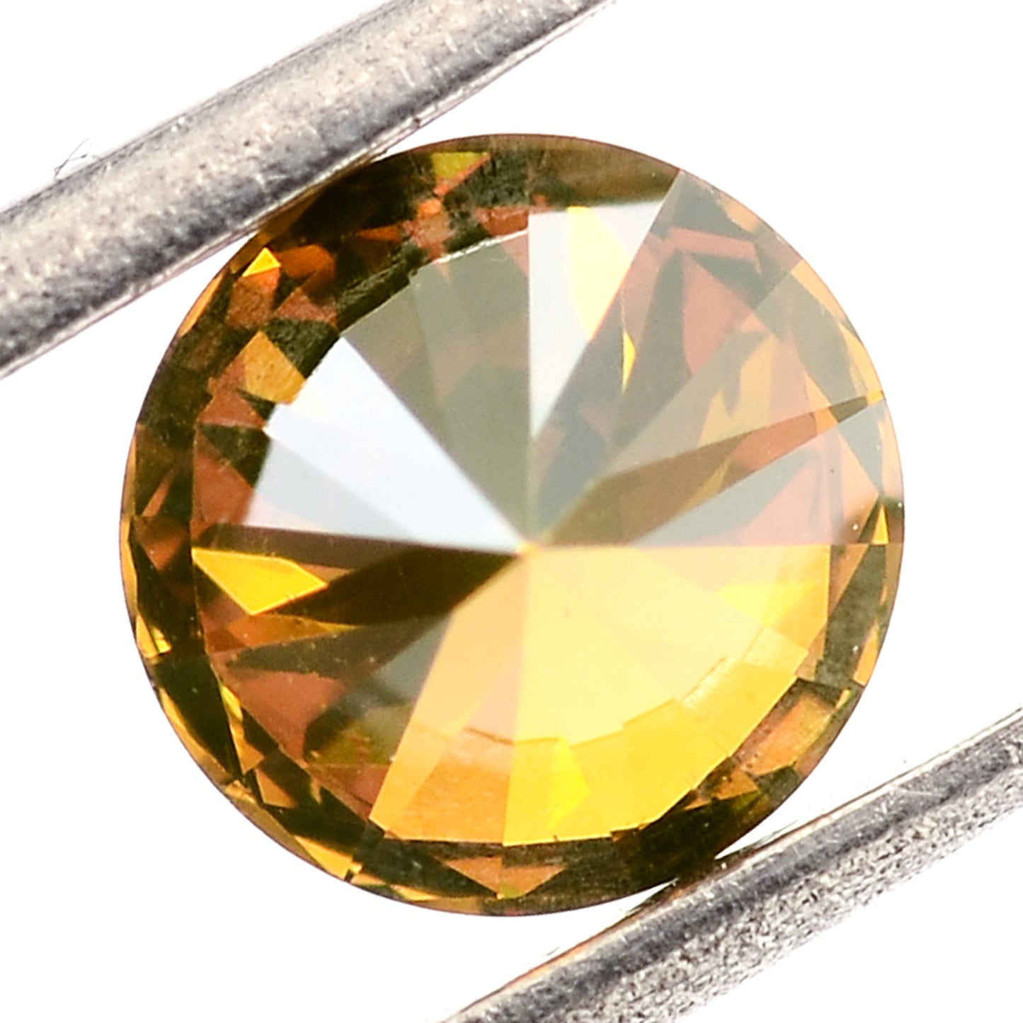 0.67 Red Diamond Round Loose Gemstone
