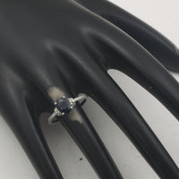 1.57 Ct Oval Mixed Cut Natural Sapphire 950 Platinum Ring