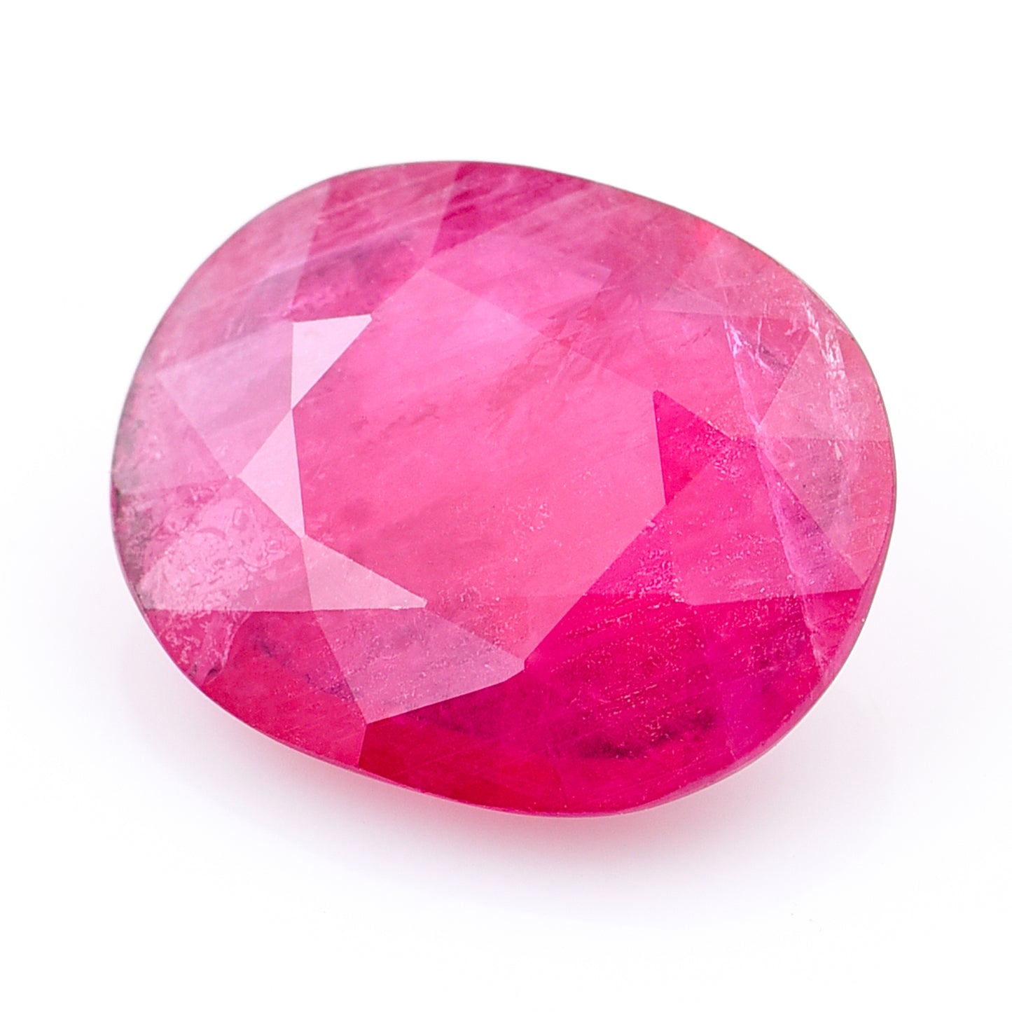 4.41 Natural Corundum Ruby Oval Mixed Cut Gemstone