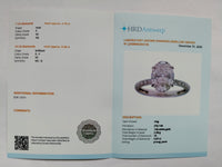 3.07 Carats Lab Grown Diamond 14K Gold Ring