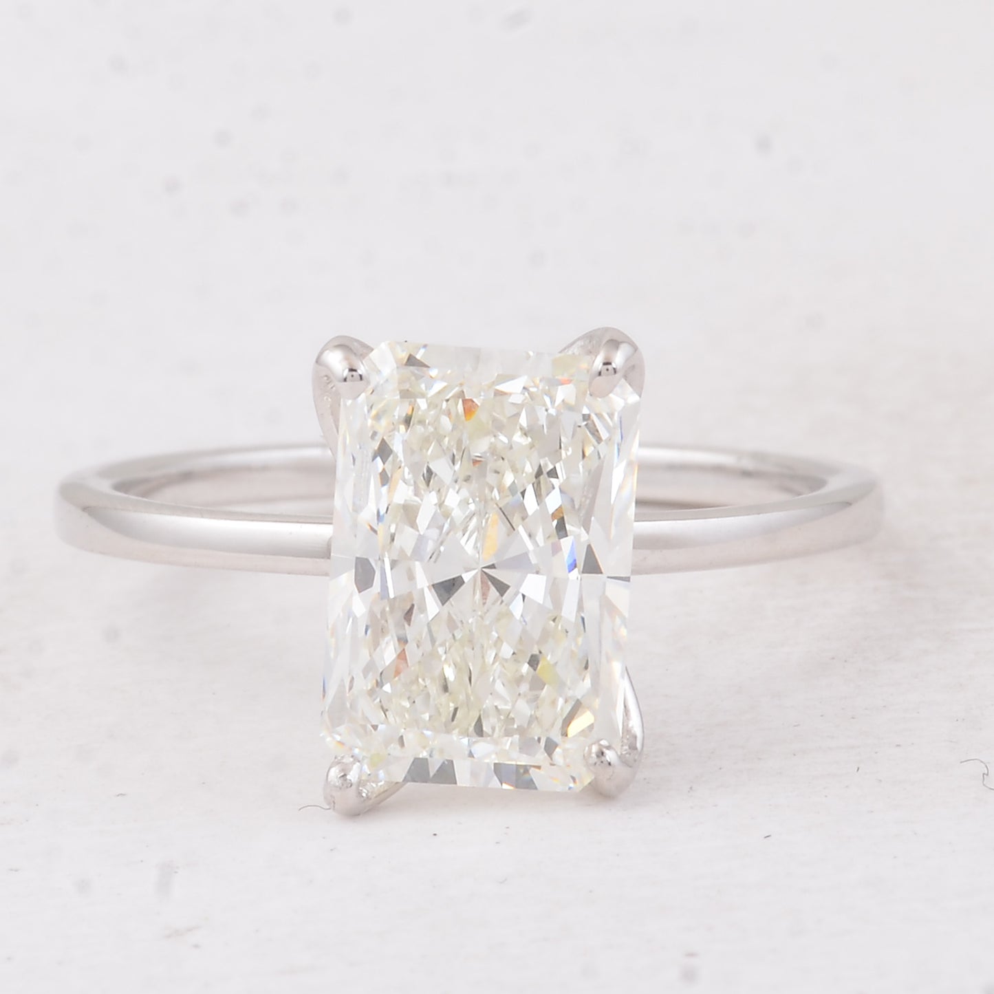 3.00 Carats Lab Grown Diamond 14K Gold Ring