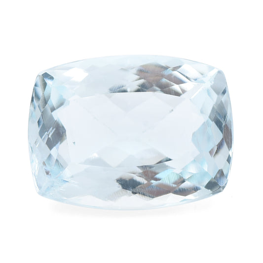 8.42 Natural Beryl Aquamarine Rectangular Cushion Mixed Cut Gemstone