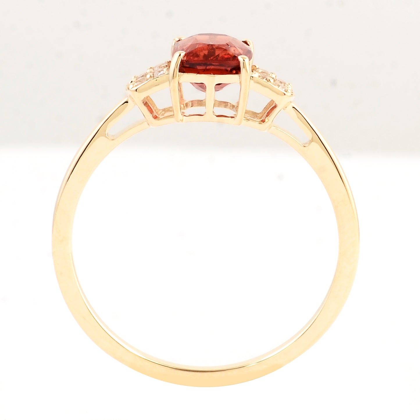 1.14 Ct Square Spinel 14K Gold Ring