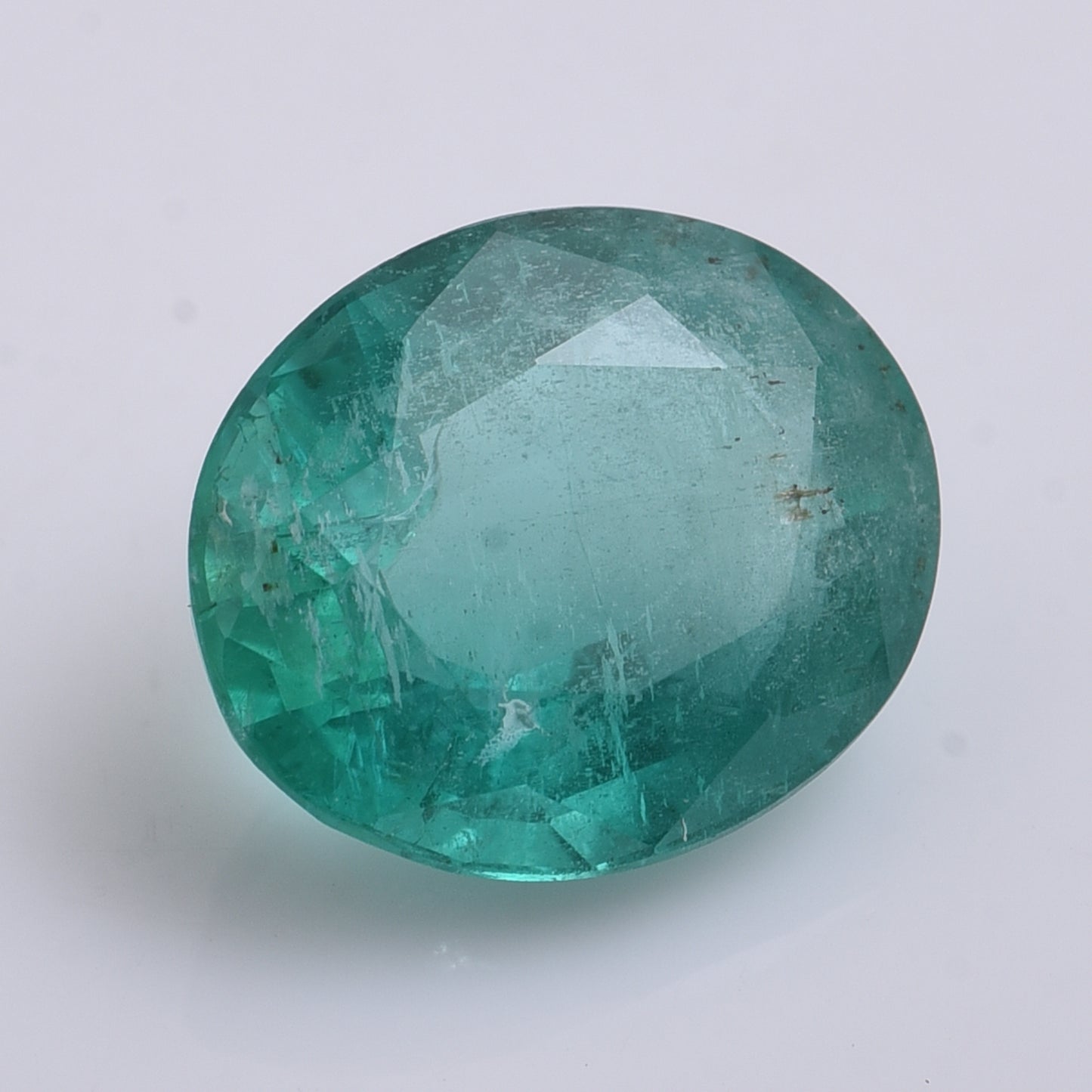 2.9 Natural Beryl Emerald Oval Mixed Cut Gemstone