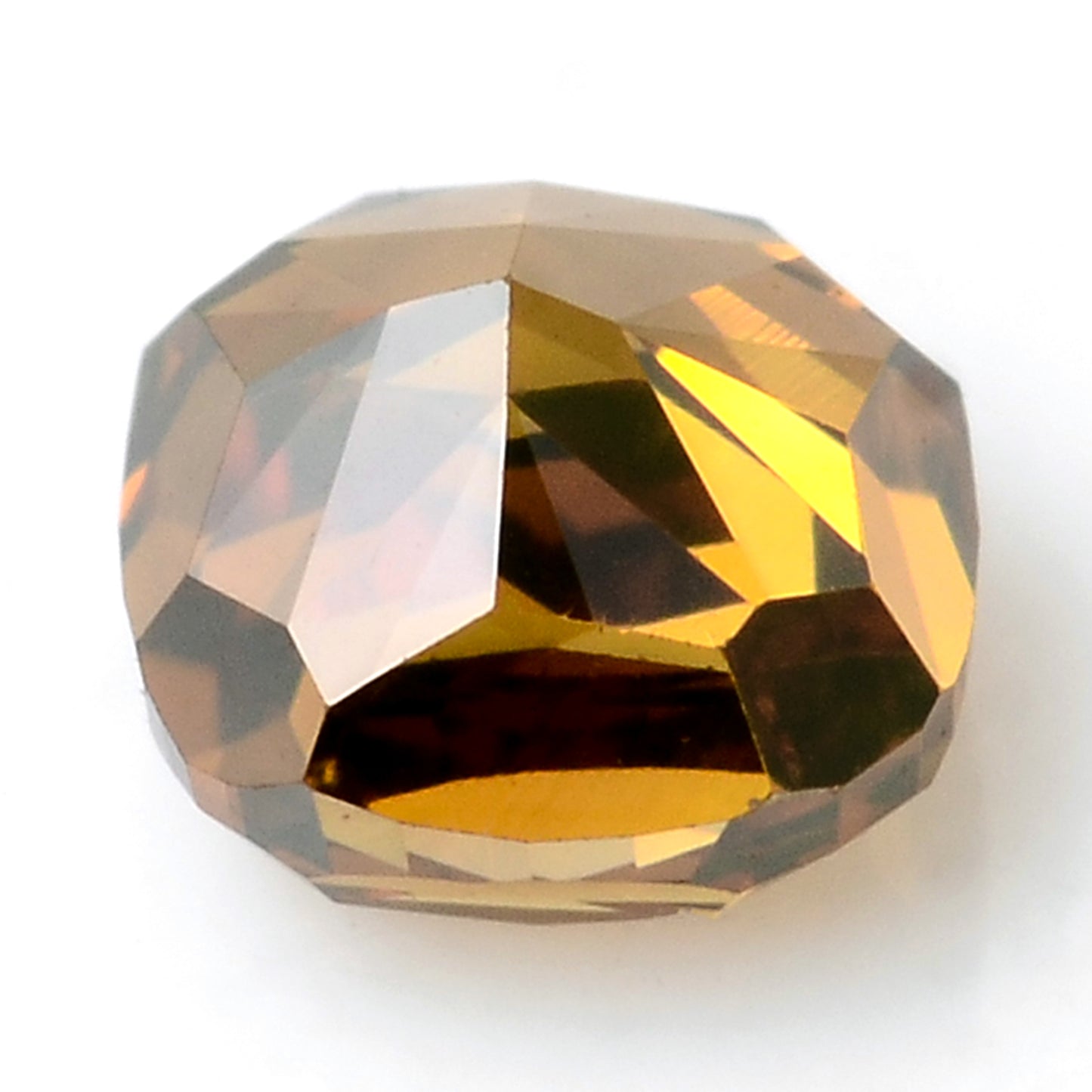 0.35 Carat Red Diamond Cushion Loose Gemstone