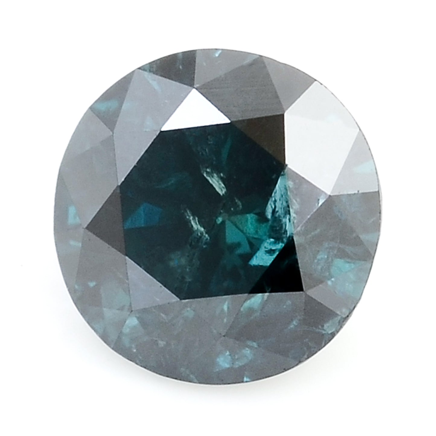 0.32 Blue Diamond Round Loose Gemstone
