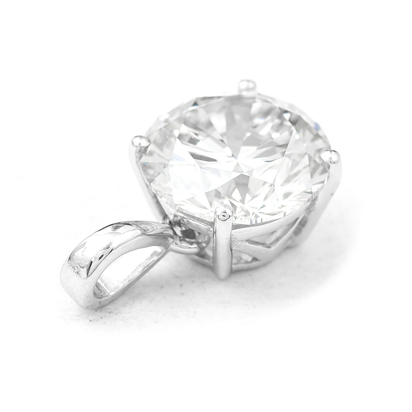 2.16 Carats Lab Grown Diamond 14K Gold Pendant