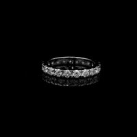 1.32 Ct Round Moissanite 925 Sterling Silver Ring