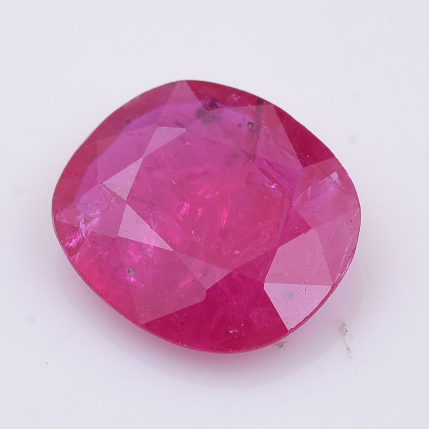 1.76 Natural Corundum Ruby Rectangular Cushion Mixed Cut Gemstone