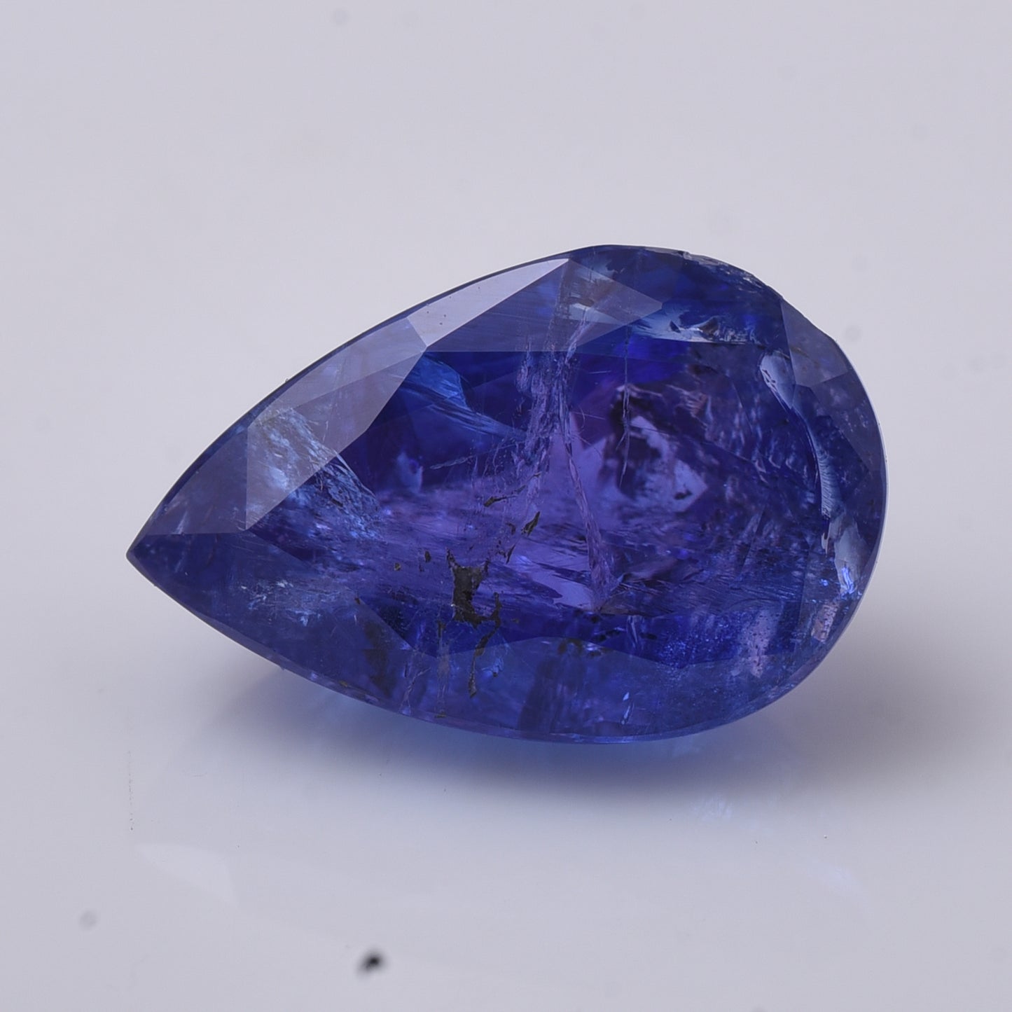 6.09 Natural Zoisite Tanzanite Pear Mixed Cut Gemstone