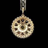 2.50 Ct Round Tourmaline 14K Gold Pendant