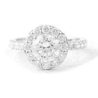 2.80 Carats Lab Grown Diamond 14K Gold Ring