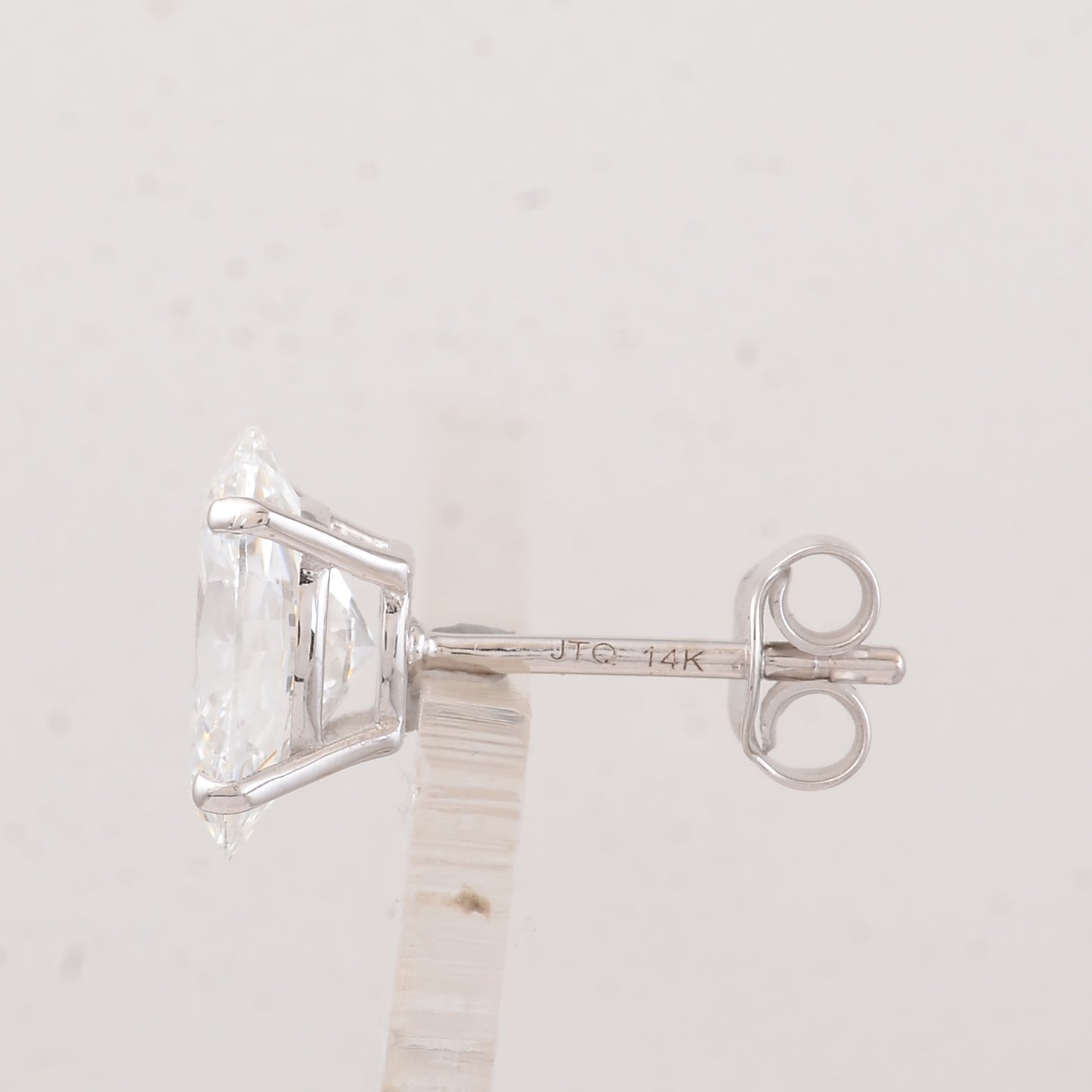 3.02 Carats Lab Grown Diamond 14K Gold Earrings