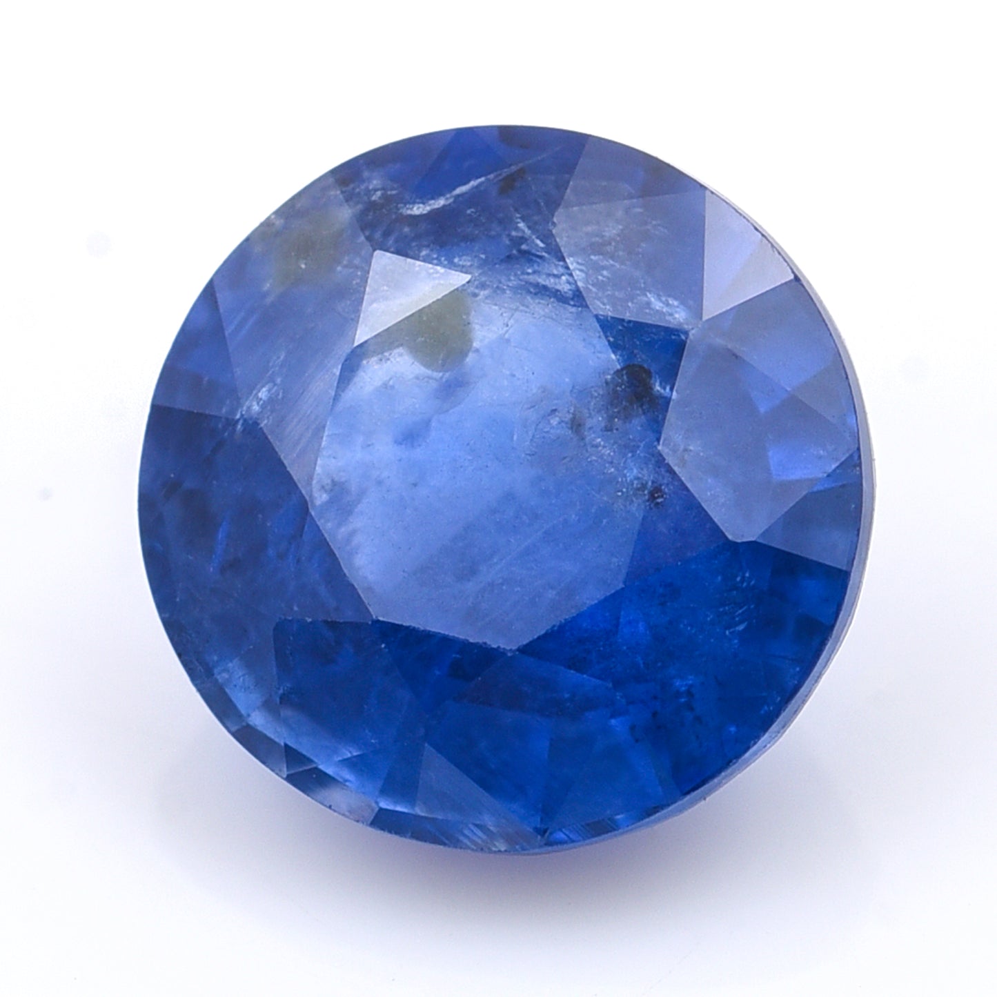3.29 Natural Corundum Sapphire Round Mixed Cut Gemstone