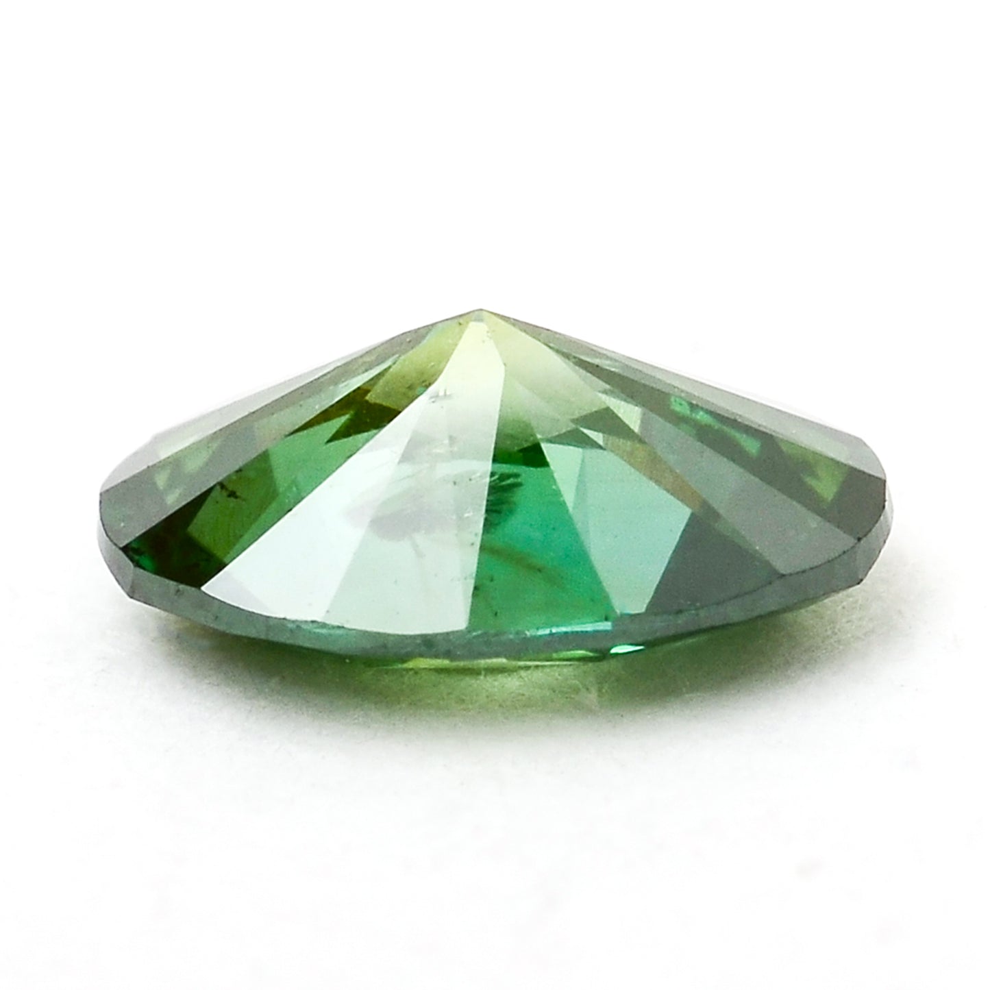 0.38 Green Diamond Oval Loose Diamond