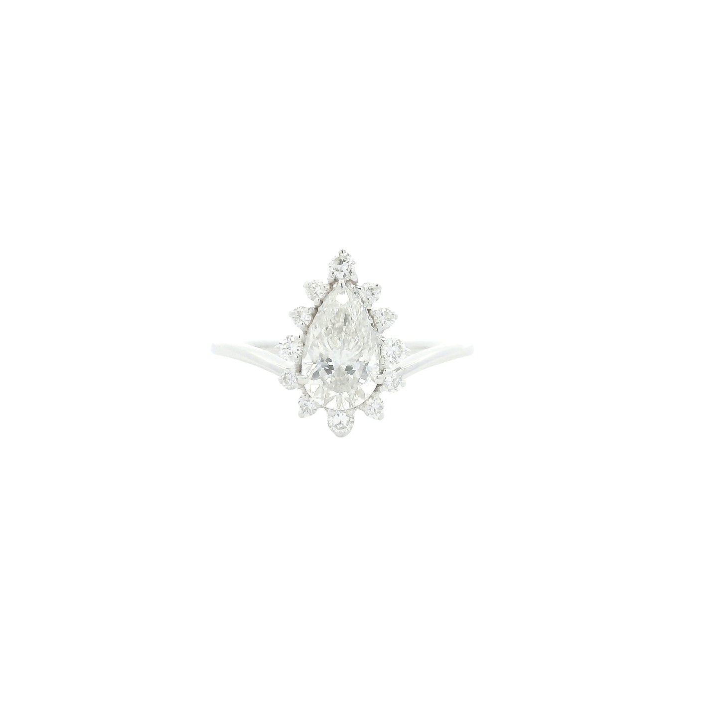 1.34 Carats Lab Grown Diamond 14K Gold Ring