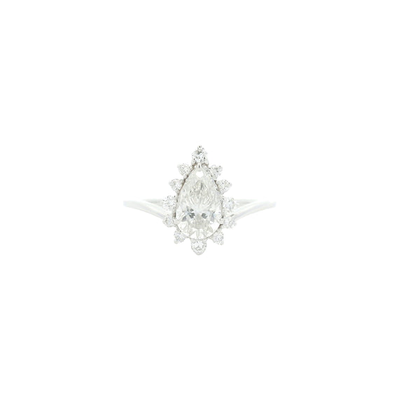 1.34 Carats Lab Grown Diamond 14K Gold Ring