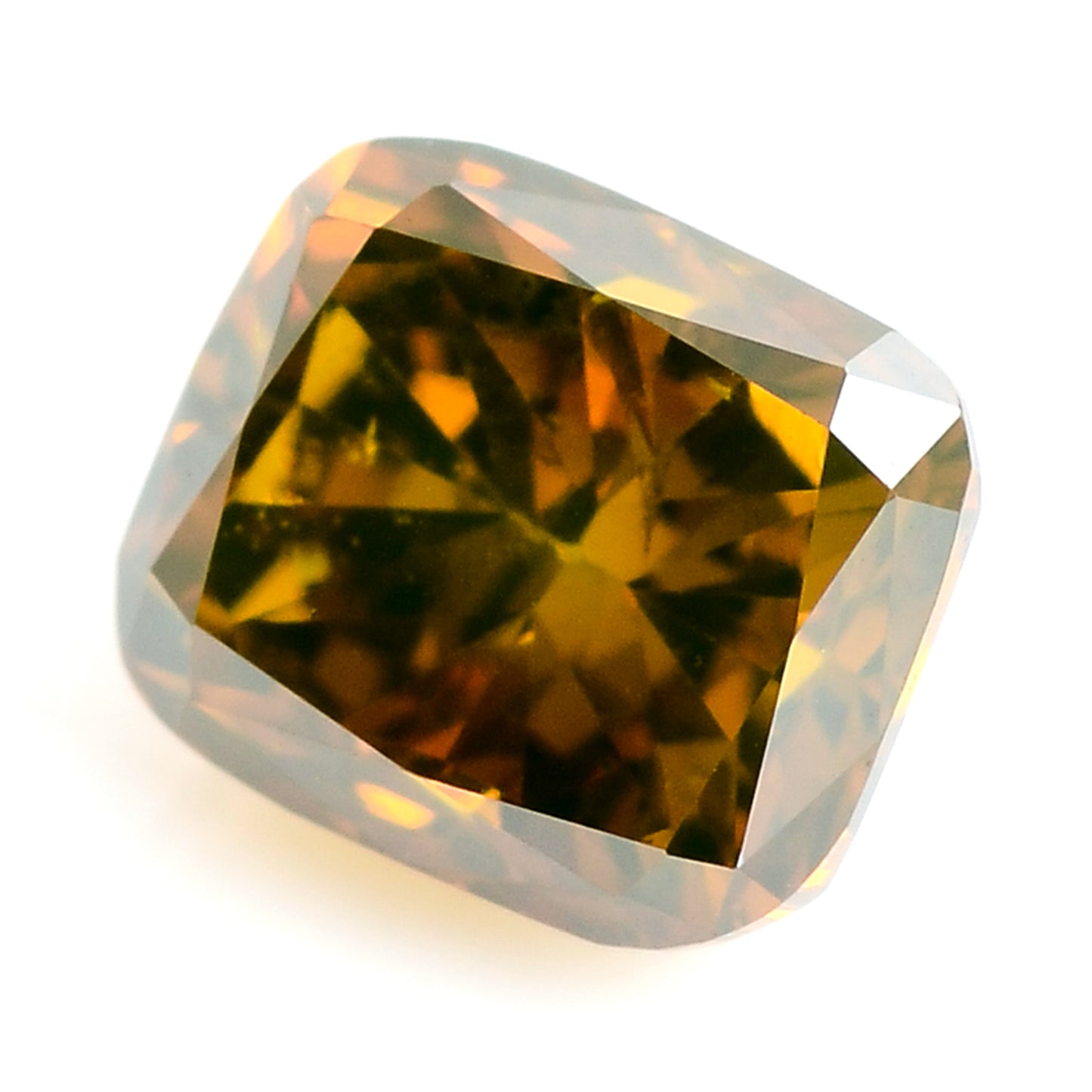 0.45 Carat Red Diamond Cushion Loose Gemstone