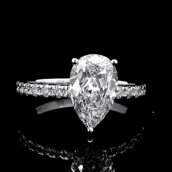 1.94 Carats Lab Grown Diamond 14K Gold Ring