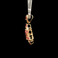1.55 Ct Pear Tourmaline 14K Gold Pendant