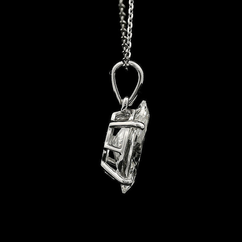 2.00 Carats Lab Grown Diamond 14K Gold Pendant