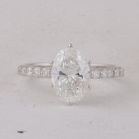2.36 Carats Lab Grown Diamond 14K Gold Ring