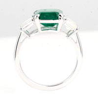 6.15 Carats Emerald 14K Gold Ring