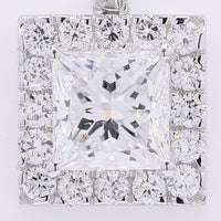 2.30 Carats Lab Grown Diamond 14K Gold Pendant