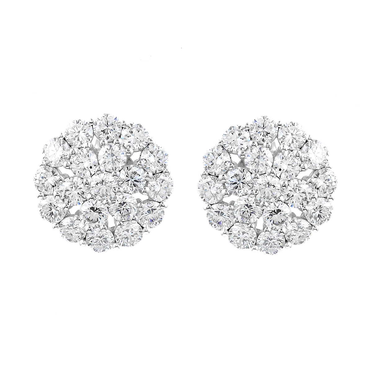 2.17 Carats Lab Grown Diamond 14K Gold Earrings