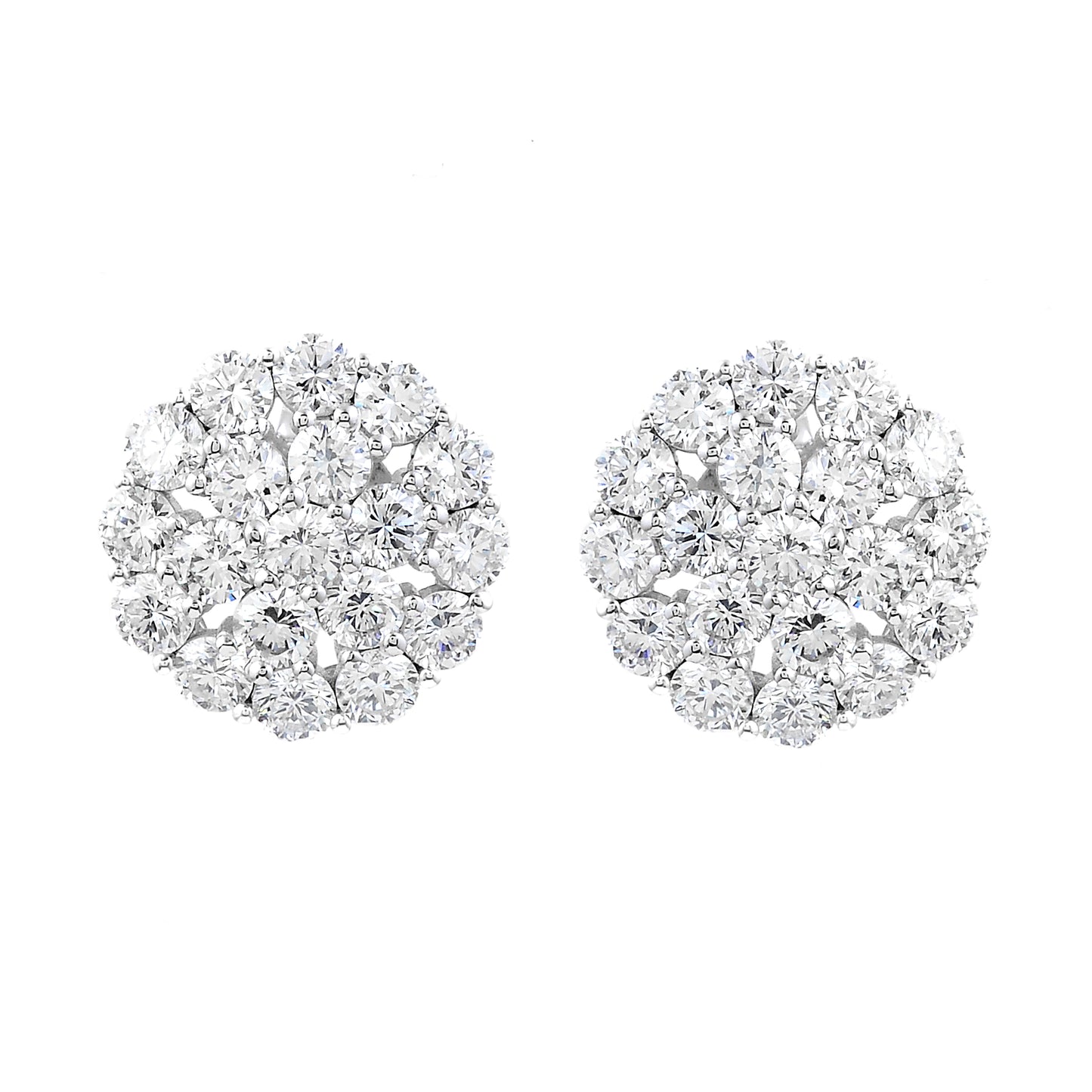 2.17 Carats Lab Grown Diamond 14K Gold Earrings