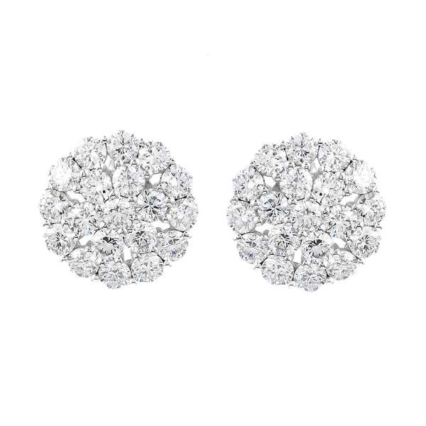 2.17 Carats Lab Grown Diamond 14K Gold Earrings