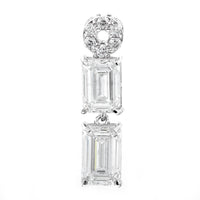 3.35 Carats Lab Grown Diamond 14K Gold Pendant