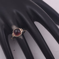 2.86 Ct Cushion Cabochon Cut Natural Tourmaline 14K Gold Ring