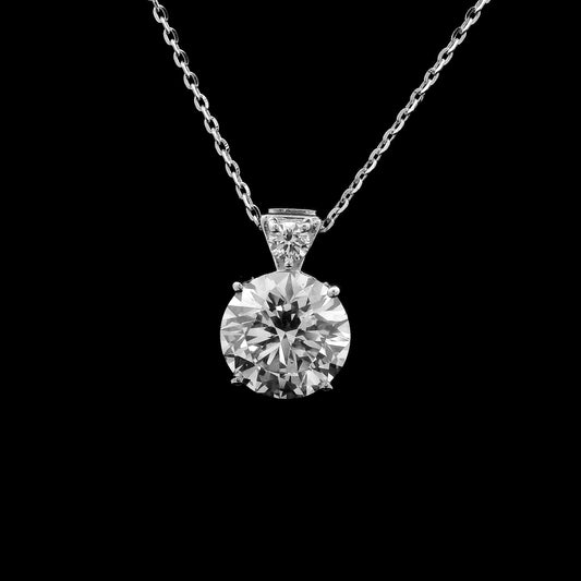 2.17 Carats Lab Grown Diamond 14K Gold Pendant