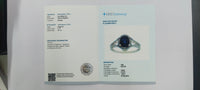 2.03 Ct Oval Mixed Cut Natural Sapphire 14K Gold Ring