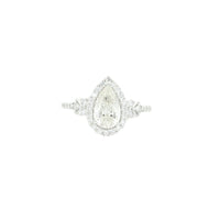 1.56 Carats Lab Grown Diamond 14K Gold Ring