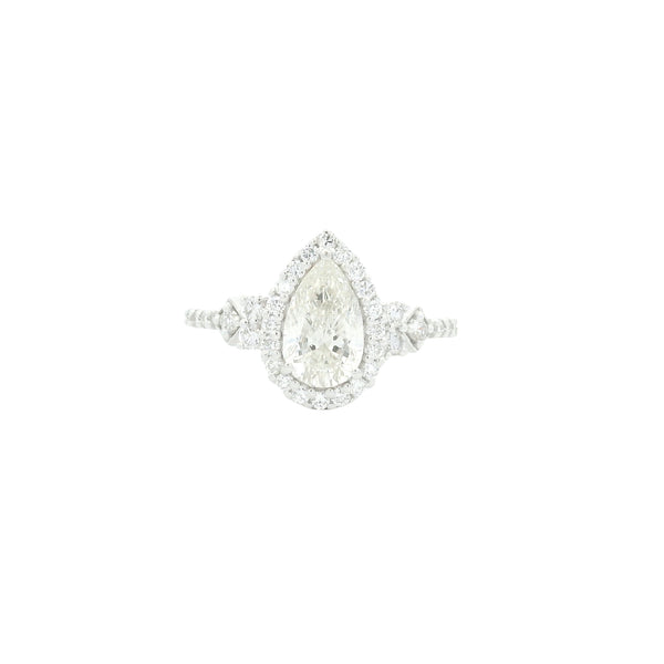 1.56 Carats Lab Grown Diamond 14K Gold Ring