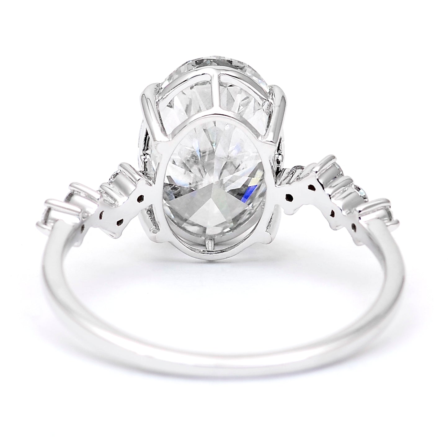 3.23 Carats Lab Grown Diamond 14K Gold Ring