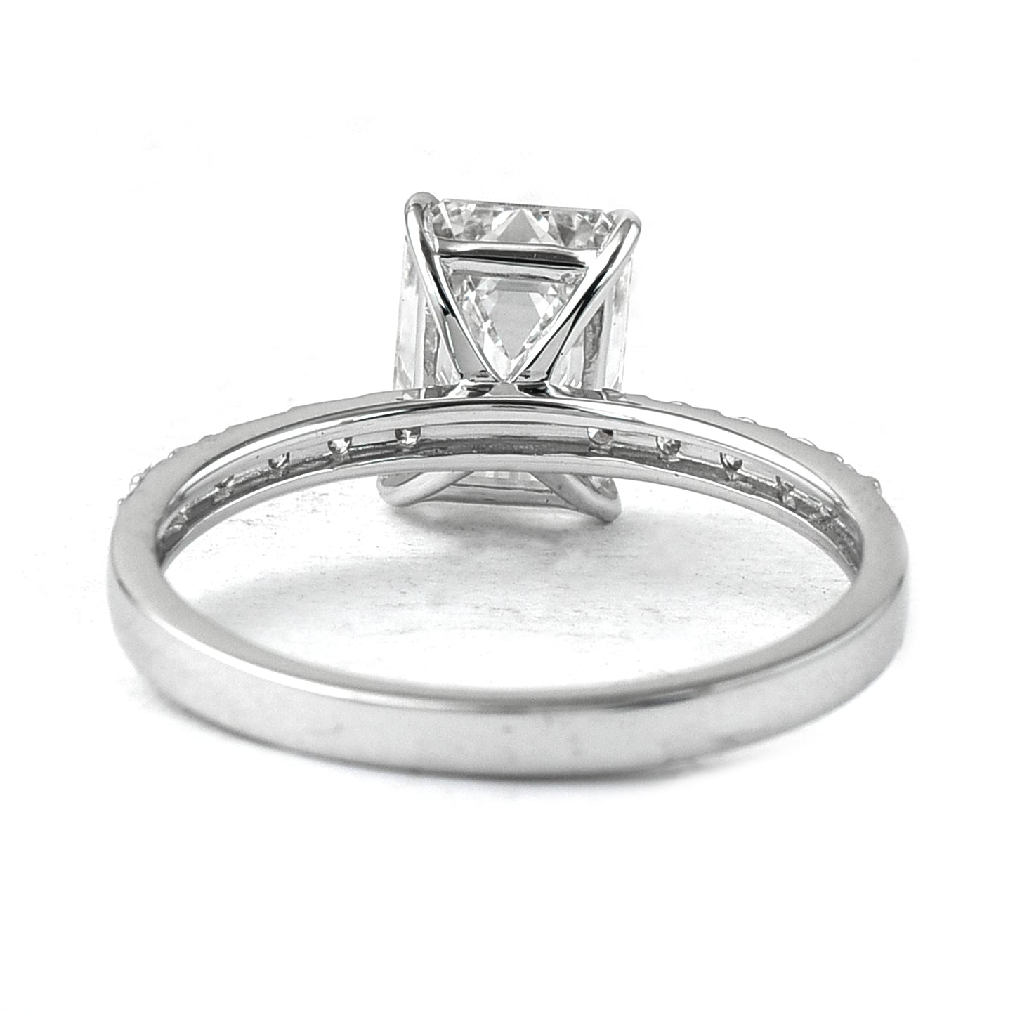 2.14 Carats Lab Grown Diamond 14K Gold Ring