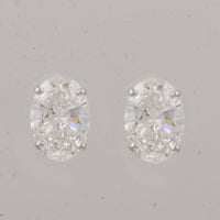 3.02 Carats Lab Grown Diamond 14K Gold Earrings