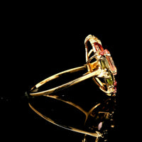 2.69 Ct Oval Tourmaline 14K Gold Ring