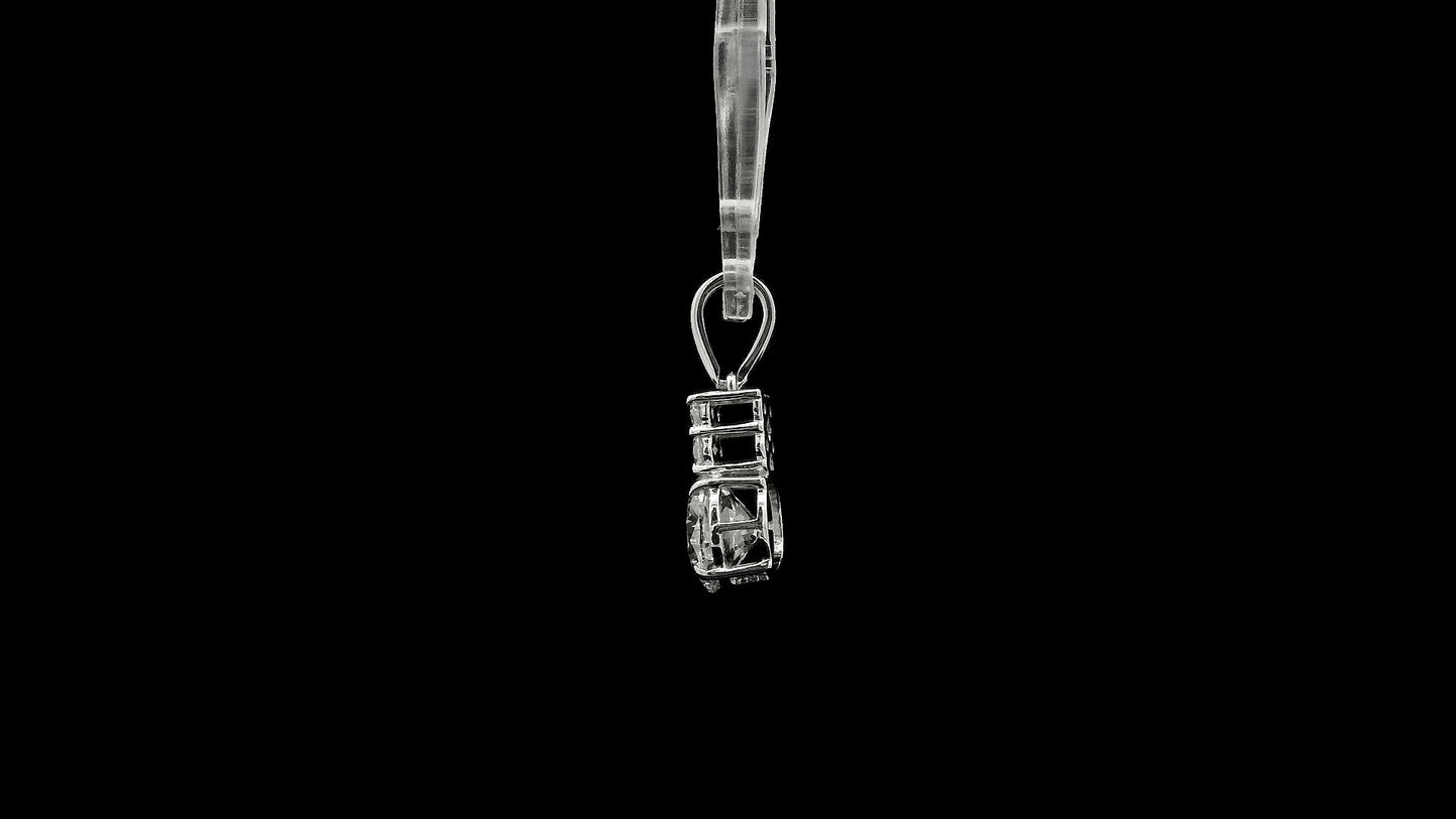 1.67 Ct Round Lab Grown Diamond 14K Gold Pendant