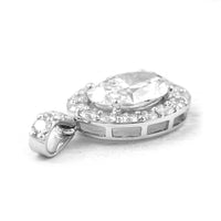2.66 Carats Lab Grown Diamond 14K Gold Pendant