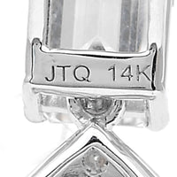 3.49 Carats Lab Grown Diamond 14K Gold Pendant