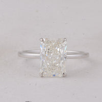3.06 Carats Lab Grown Diamond 14K Gold Ring
