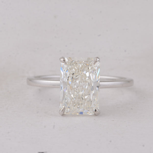 3.06 Carats Lab Grown Diamond 14K Gold Ring