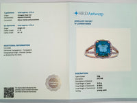 2.30 Ct Octagon Step Cut Natural Emerald 14K Gold Ring